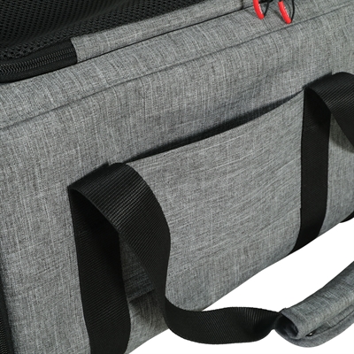 Zolux reismand hond / kat uitbreidbaar maximaal 8 kg grijs / zwart ( L 58X49X29 CM <8KG) - Afbeelding 12