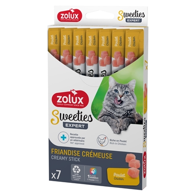 Zolux sweeties expert creamy stick kip (7X14 GR) - Afbeelding 2