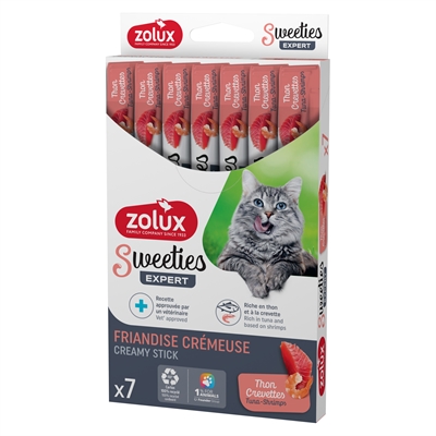 Zolux sweeties expert creamy stick tonijn / garnaal (7X14 GR) - Afbeelding 2
