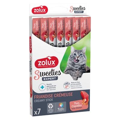 Zolux sweeties expert creamy stick tonijn / garnaal (7X14 GR) - Afbeelding 3