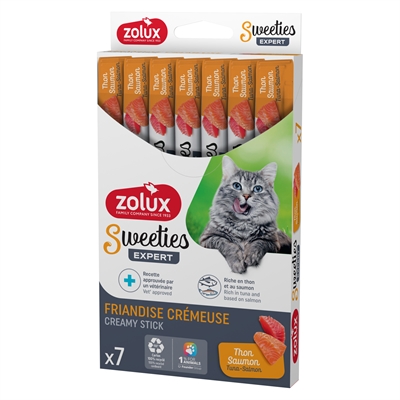 Zolux sweeties expert creamy stick tonijn / zalm (7X14 GR) - Afbeelding 2
