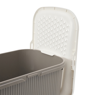 Savic kattenbak ease-in wit / mokka (58X39X39 CM) - Afbeelding 6