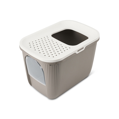 Savic kattenbak ease-in wit / mokka (58X39X39 CM) - Afbeelding 7