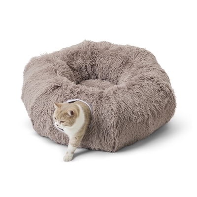 Savic snuggle tunnel / kattenmand warm grijs (85X85X26,5 CM) - Afbeelding 5