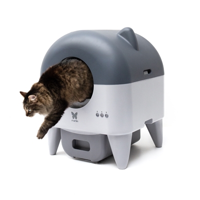 Martin automatische kattenbak met verlichting grijs / antraciet (55X50X66 CM) - Afbeelding 7