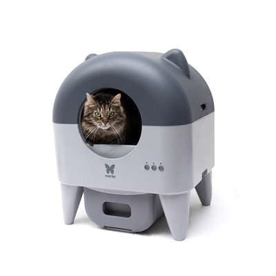 Martin automatische kattenbak met verlichting grijs / antraciet (55X50X66 CM) - Afbeelding 8