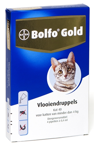 BOLFO GOLD KAT VLOOIENDRUPPELS — 40 4 PIPET