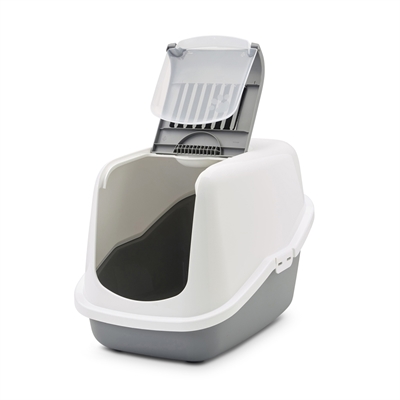 Savic kattenbak nestor grijs / wit (56X39X38,5 CM) - Afbeelding 4